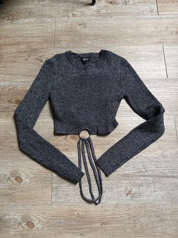 Haut pailleté manches longues Jennyfer taille S