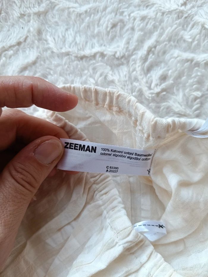 Robe manches longues+boomer offert Fille 18/24 mois Zeeman 100% coton - photo numéro 10