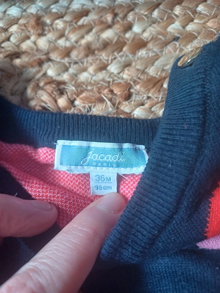 Magnifique robe Jacadi taille 3ans +une paire de collant Jacadi offerte - photo numéro 4