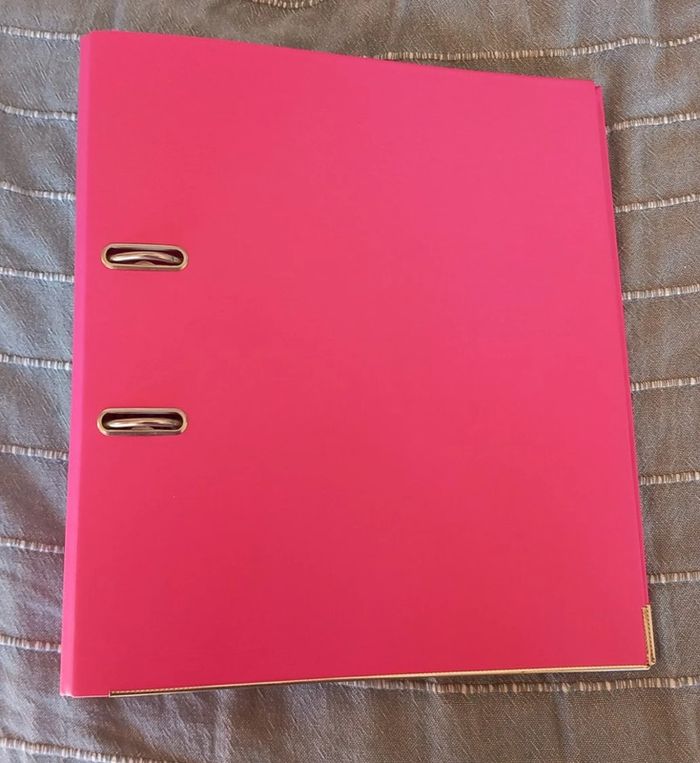 Classeur à Levier Rose