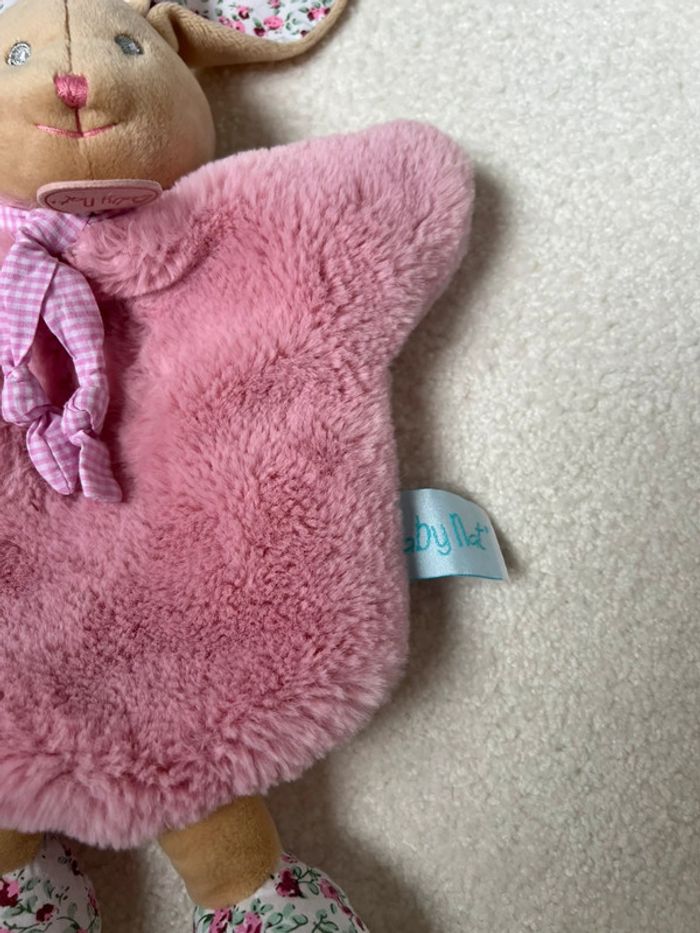 Doudou marionette rose babynat - photo numéro 3