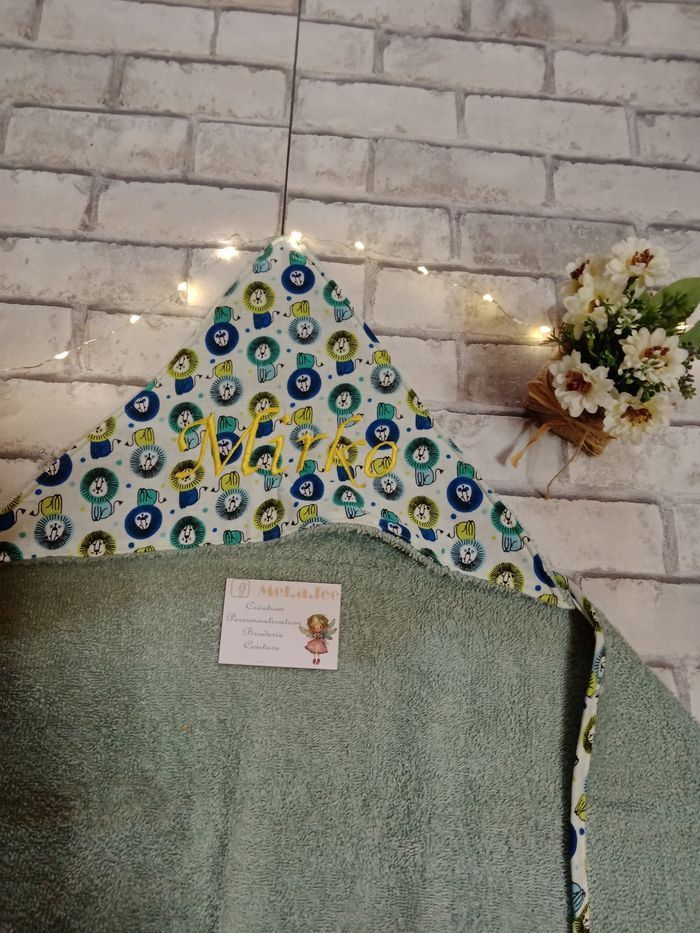 Cape de bain avec gants - photo numéro 2