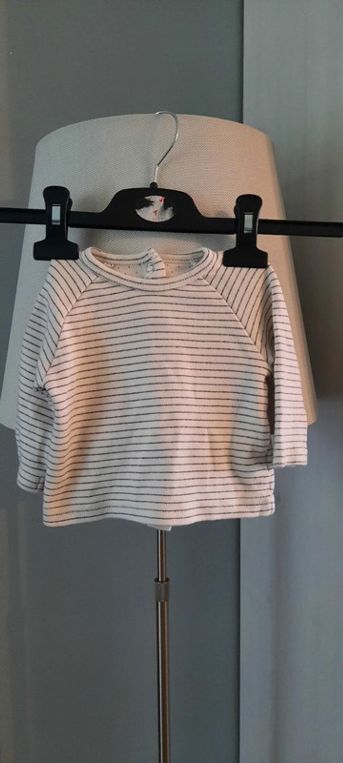 Lot de 4 Tee-shirt manches longues 3/6 mois - photo numéro 2