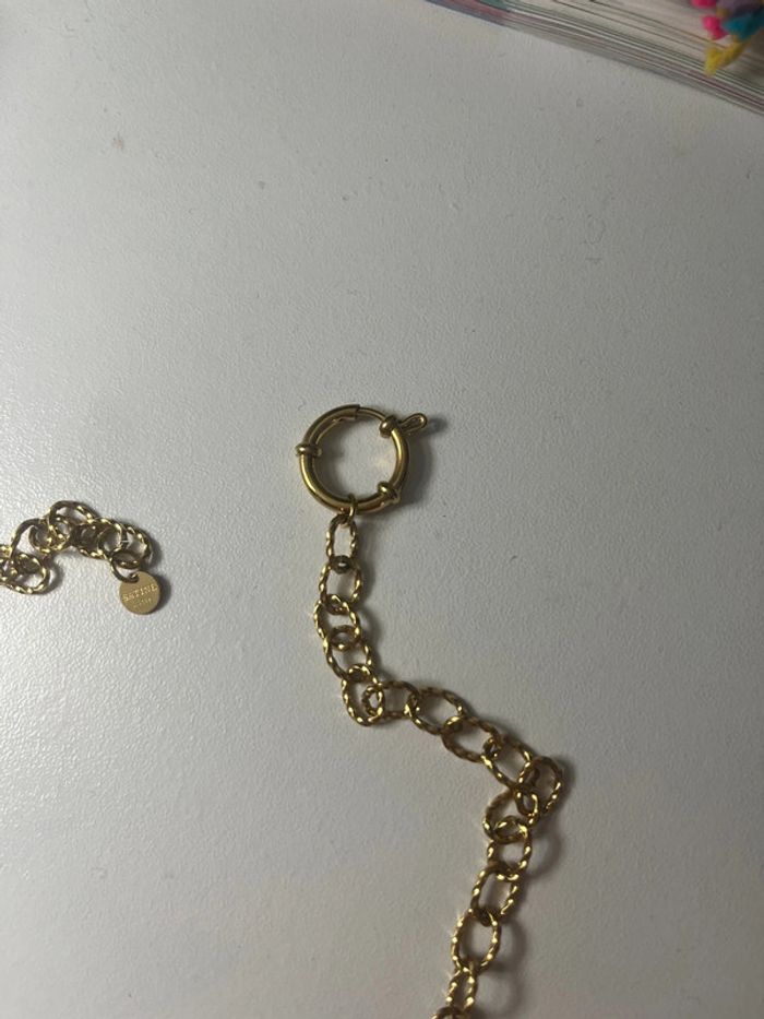Collier chaîne doré - photo numéro 2
