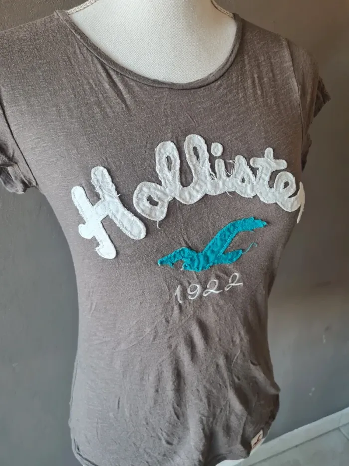 T-shirt hollister coton - photo numéro 2