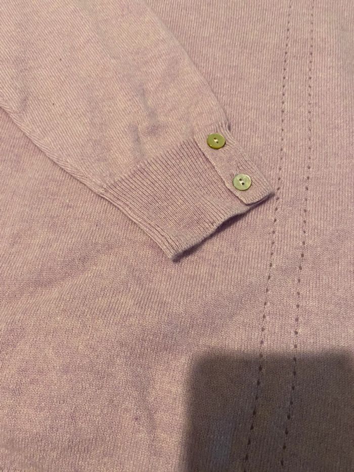 Cachemire V mauve Etam M - photo numéro 2