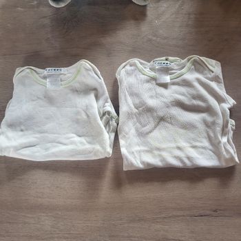 2 bodie manches courtes