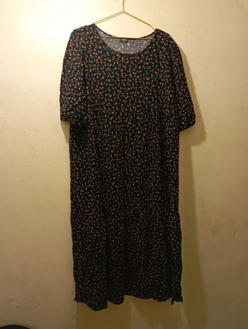 Robe longue fleurie grande taille