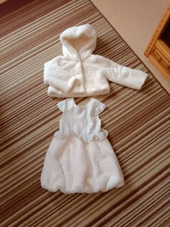 Ensemble robe de cérémonie 5/6 ans