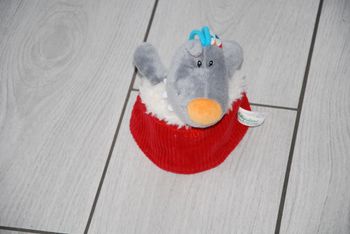 double Doudou marionnette Loup Cochon Lilliputiens