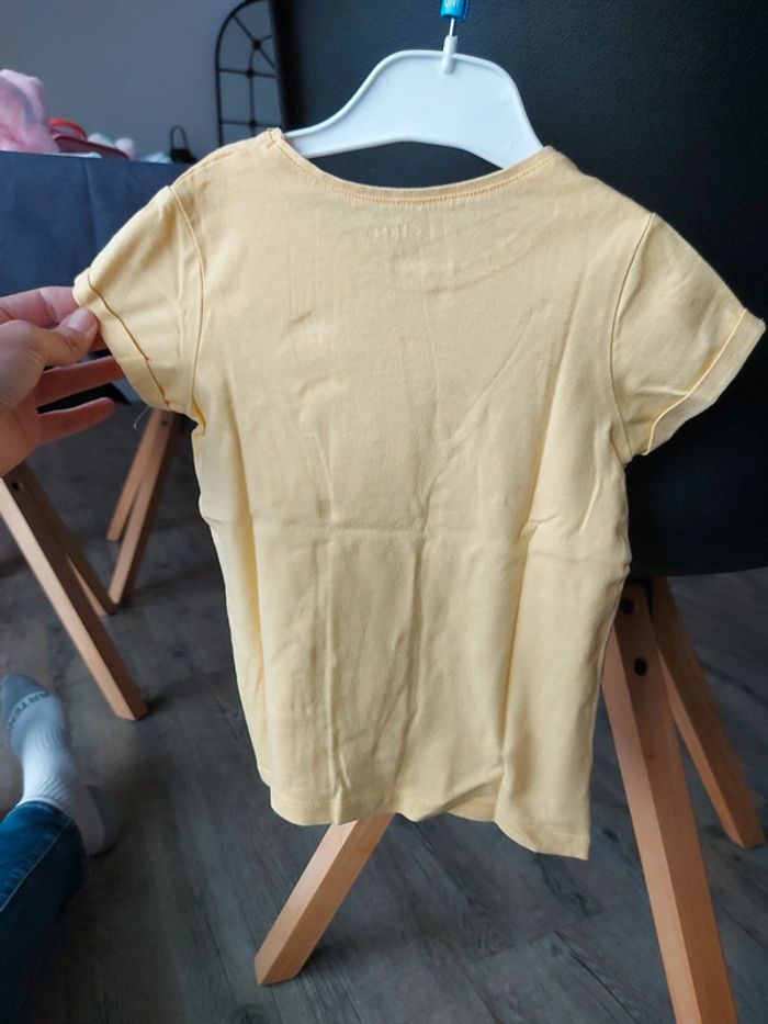 Tee-shirt manches courtes jaune In Extenso 4 ans - photo numéro 11