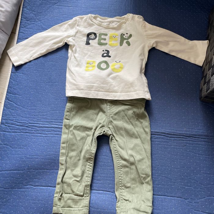 Ensemble pantalon + t shirt longue manche