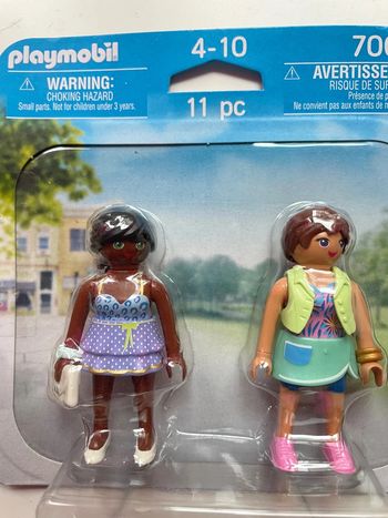 2 playmobil shopping et leur 11 accessoires