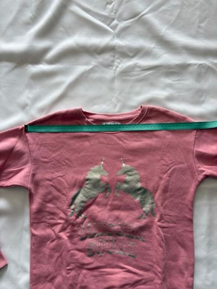 Pull rose à motif licorne argenté - Primark - 13/14 ans - photo numéro 7