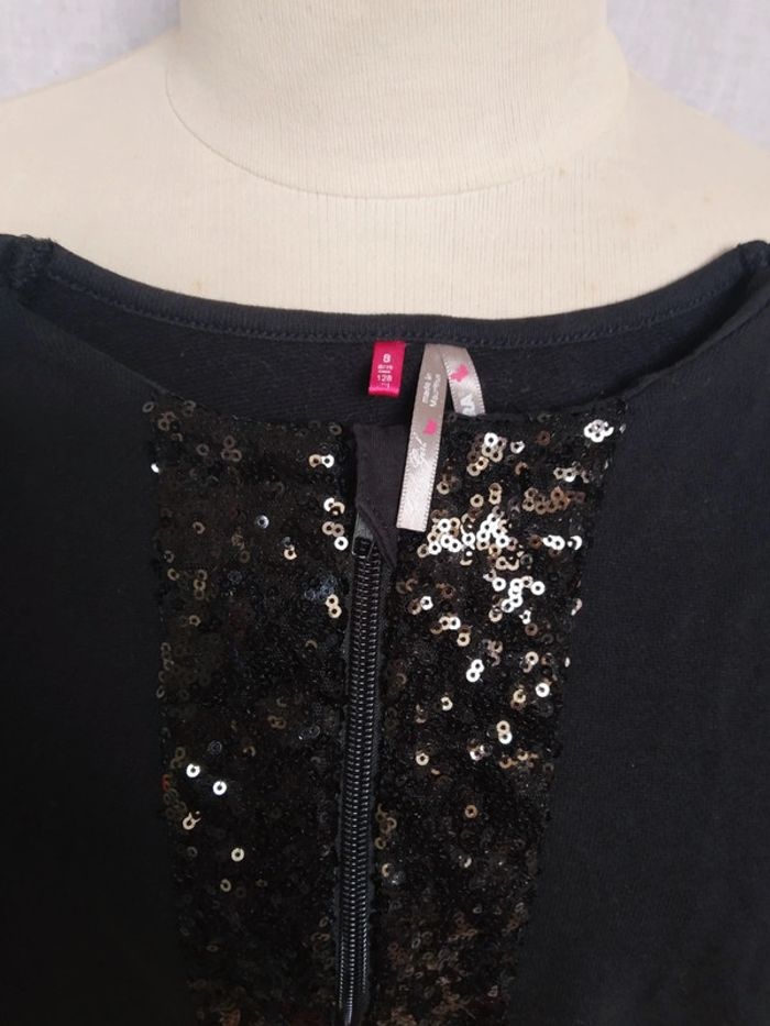 Gilet noir avec paillettes - photo numéro 3