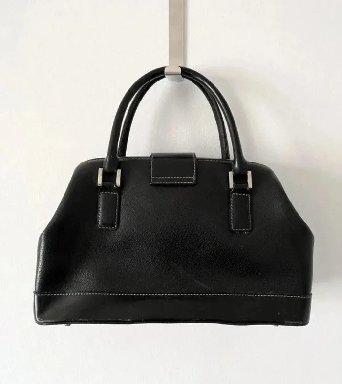 Sac à main noir vintage - Hexagona - photo numéro 2