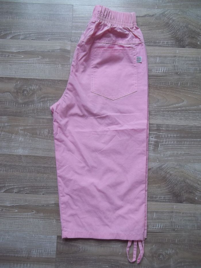 Pantacourt rose brodé Maria size10 - photo numéro 7