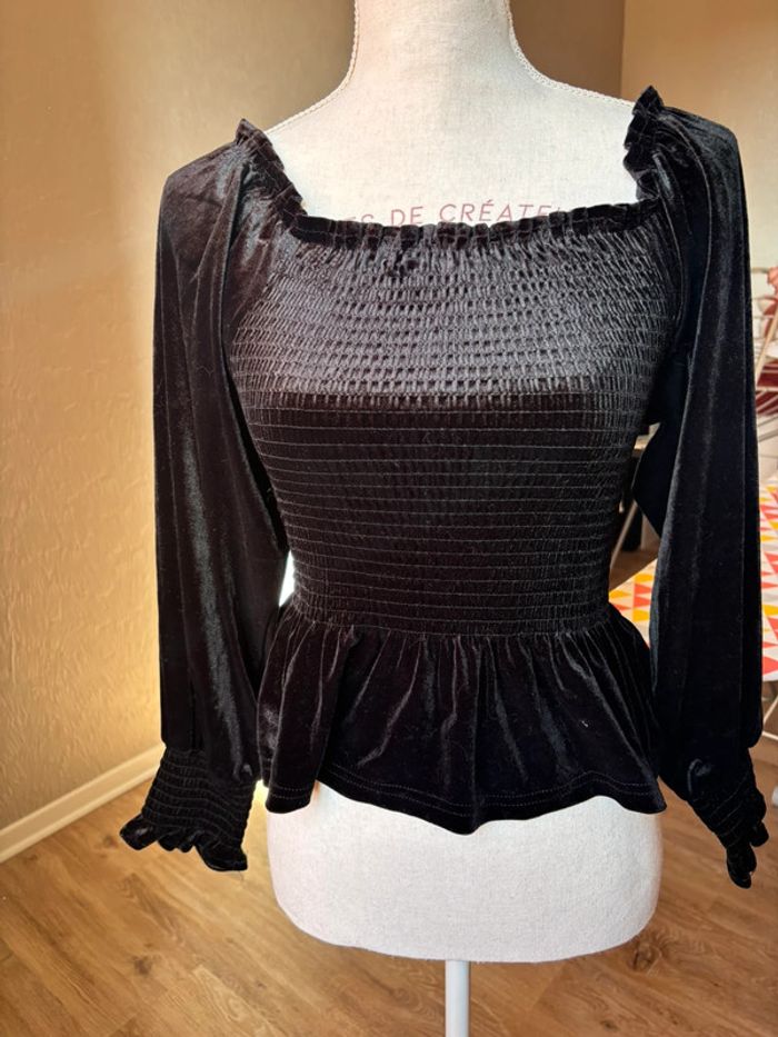 Top en velours - photo numéro 2