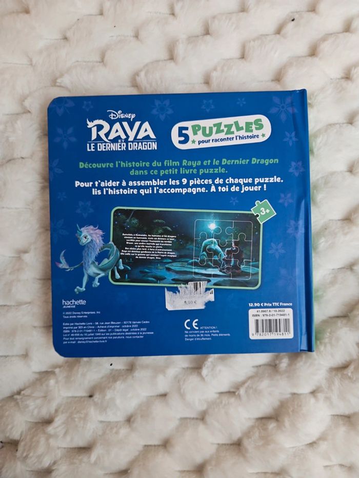 Livre puzzle Raya et le dernier dragon - photo numéro 3