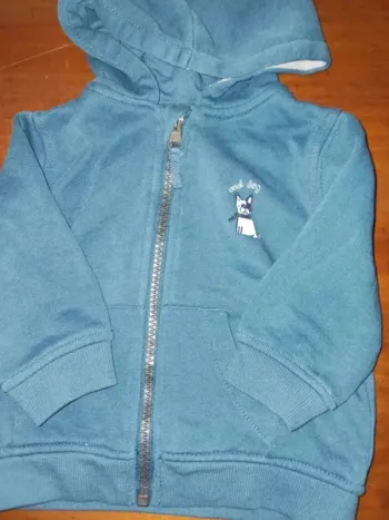 Gilet bleu 6 mois gémo