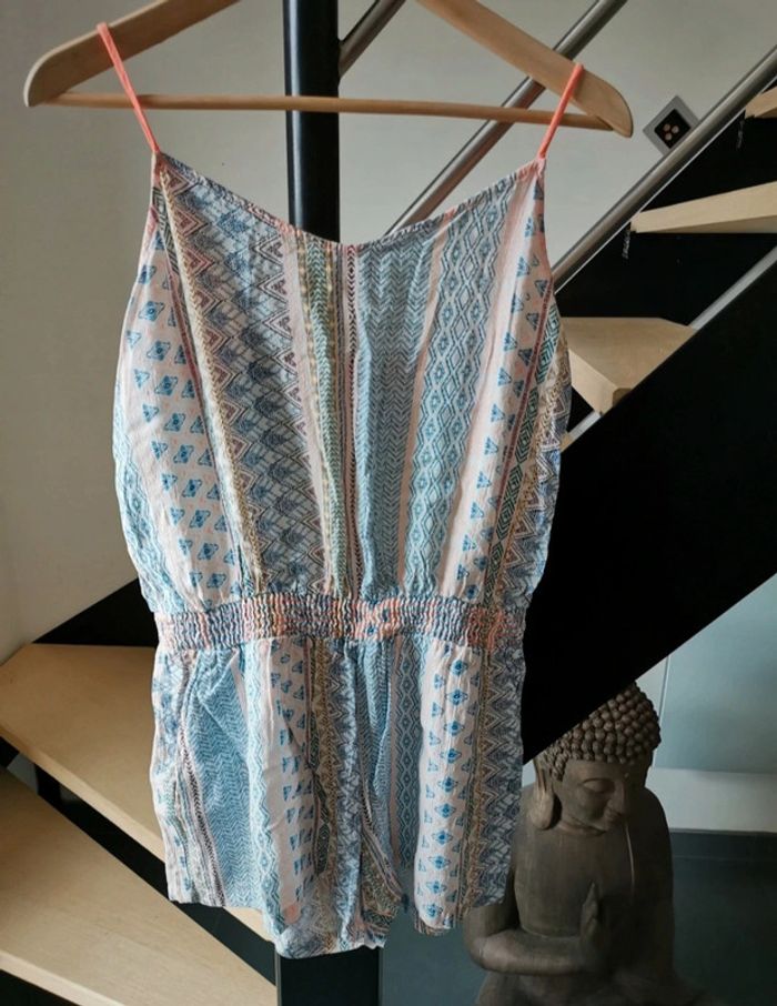 Combi short femme fluide fines bretelles