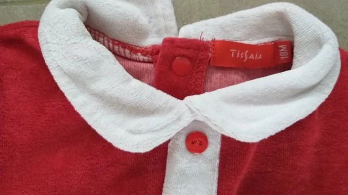 Pyjama velours 18 mois tissaia noel mixte - photo numéro 6