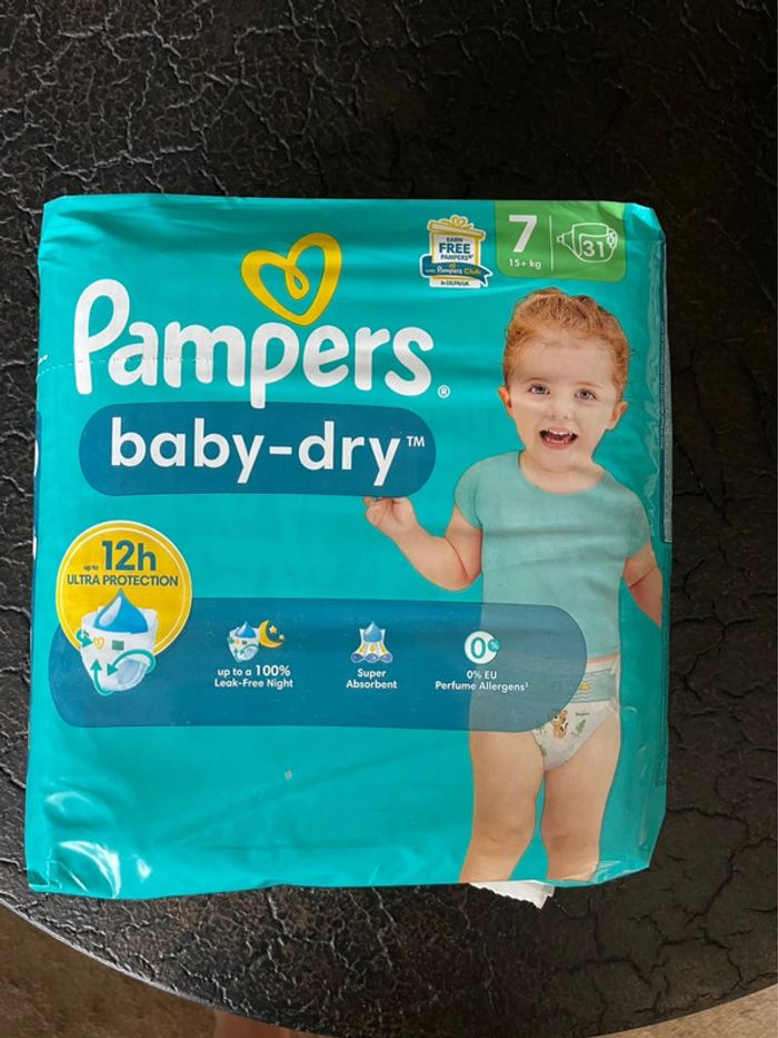 Pampers taille 7