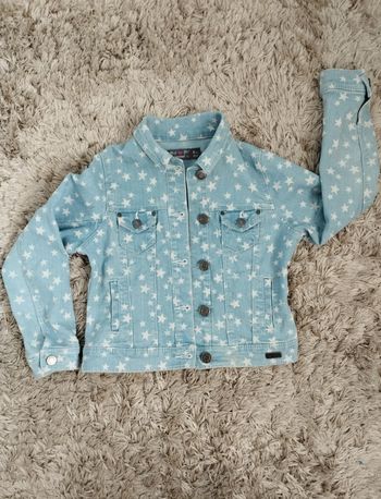 Veste en jean étoiles
