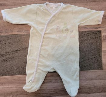 Pyjama cache cœur 3 mois Kitchoun