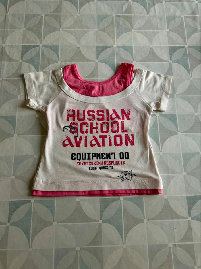 T shirt fille - 8 ans - Jin Da Lai - en très bon état