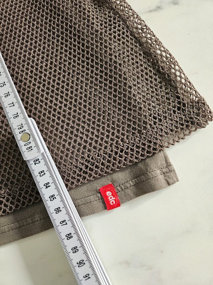 Edc Esprit robe tunique marron taille L - photo numéro 17