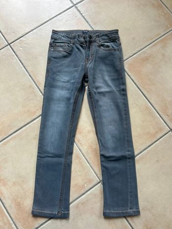 Jean slim fit gris 9 ans kiabi