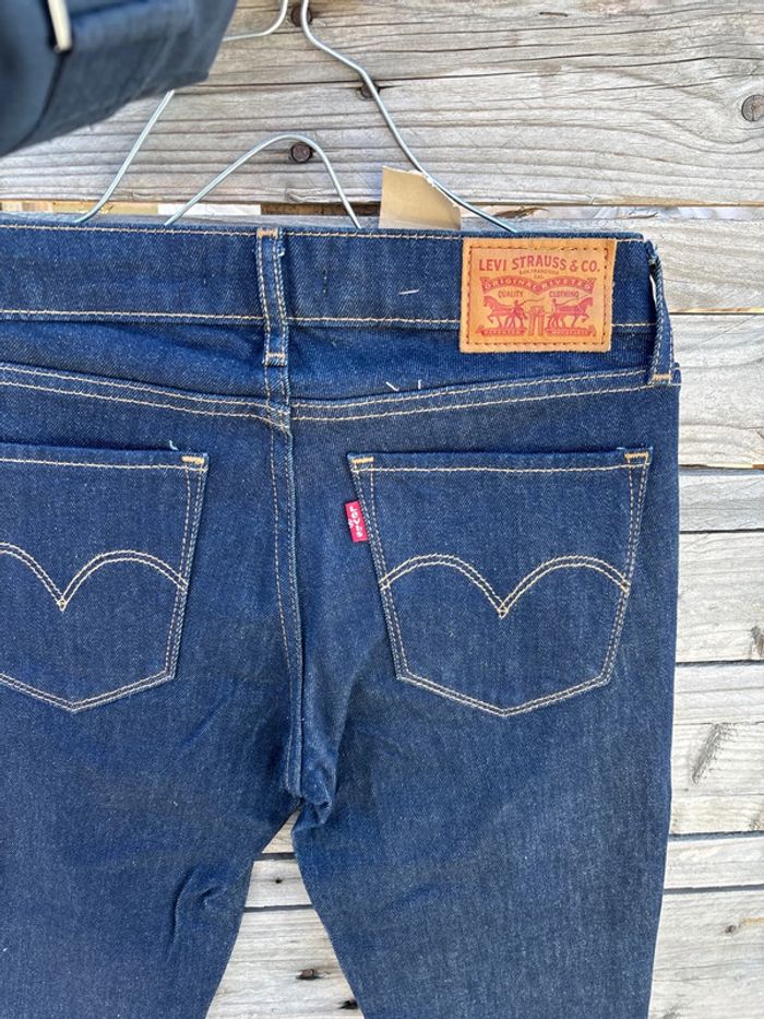 Jean skinny levis taille 23 bleu brut - photo numéro 7
