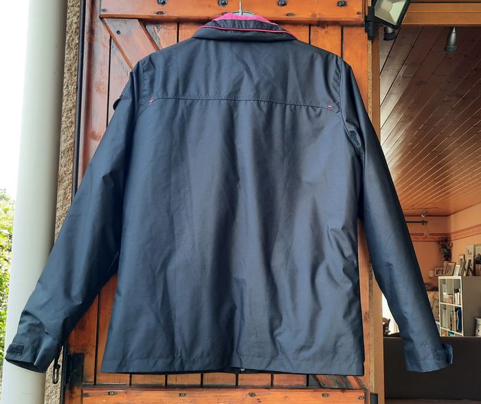 Veste coupe vent, noir et rose, Oxylane, femme, taille M/38 - photo numéro 3