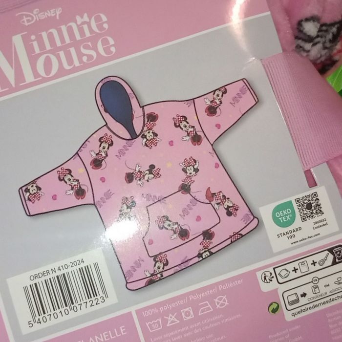 7/14  ans Poncho polaire Minnie mouse Disney - photo numéro 2