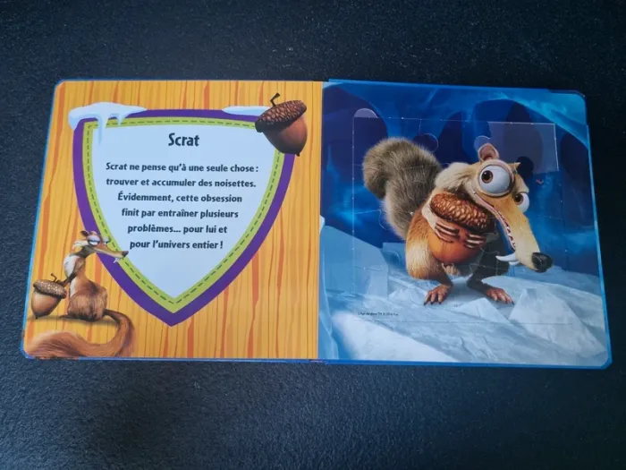 Livre puzzle l'âge de glace - photo numéro 5