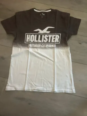 Tee-shirt Hollister xxs blanc et noir