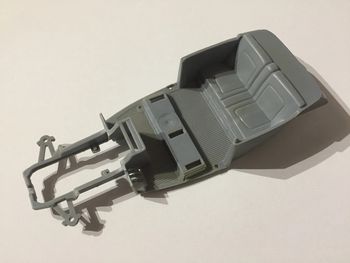 Châssis interne pièce détachée miniature Citroën TA 15 CV 1/24 Burago #A55