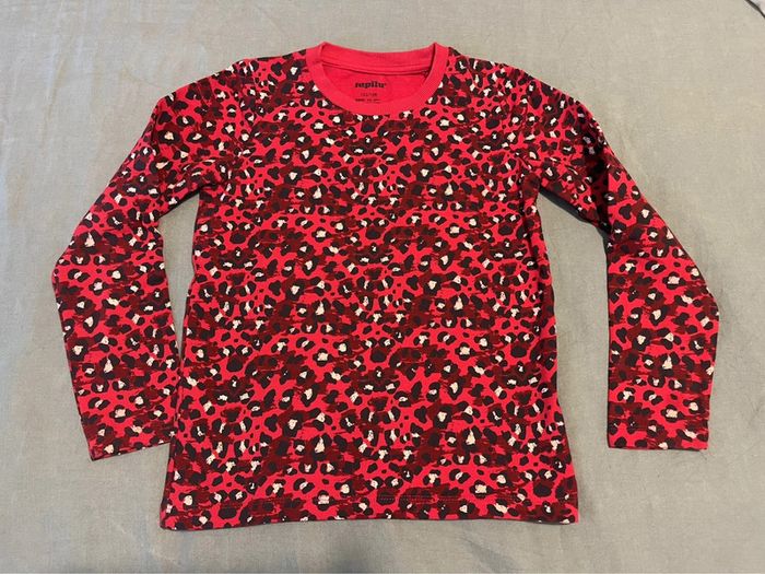 Sweat léger rouge - lupilu - 122/128 cm
