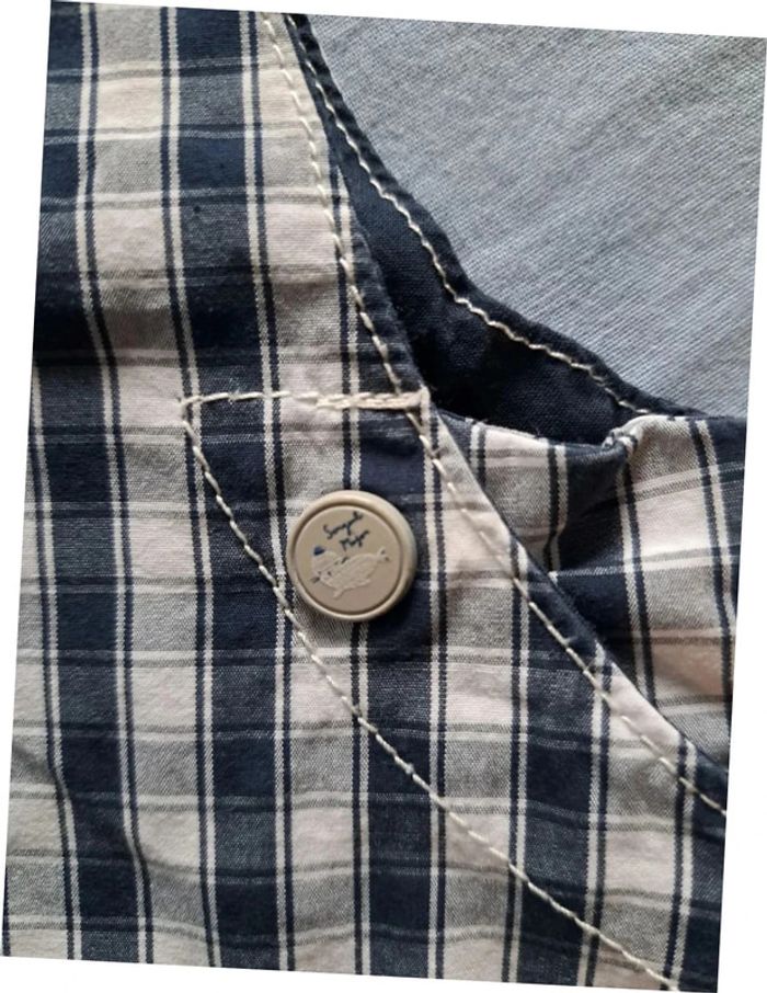 Salopette Sergent Major 6 mois à carreaux - photo numéro 6