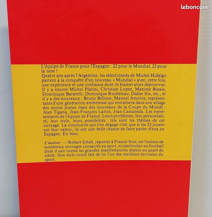 Livre L'équipe de France pour l'Espagne - photo numéro 2