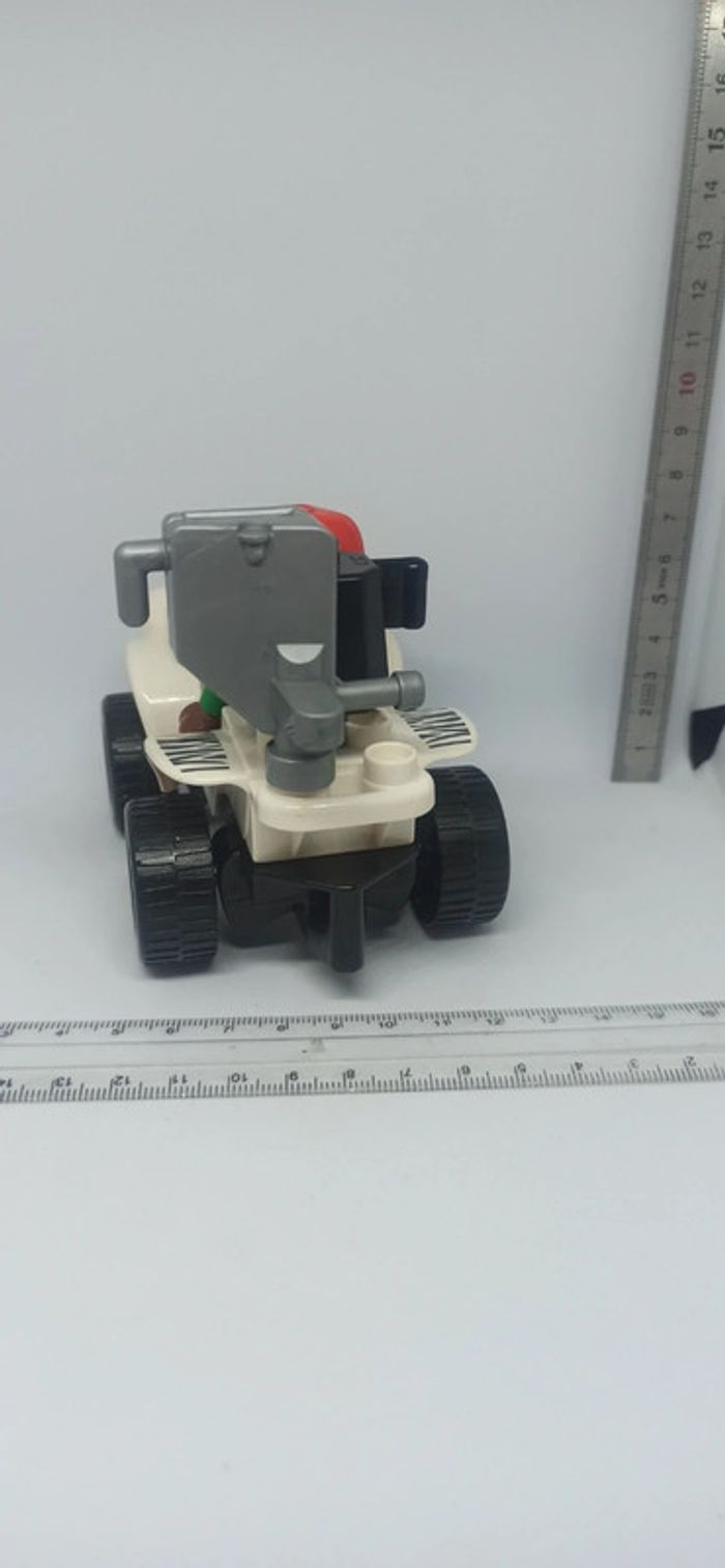 Véhicule quad de zoo avec soigneur caméra et théière lego duplo - photo numéro 3
