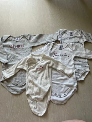 Lot de 4 bodies manches longues