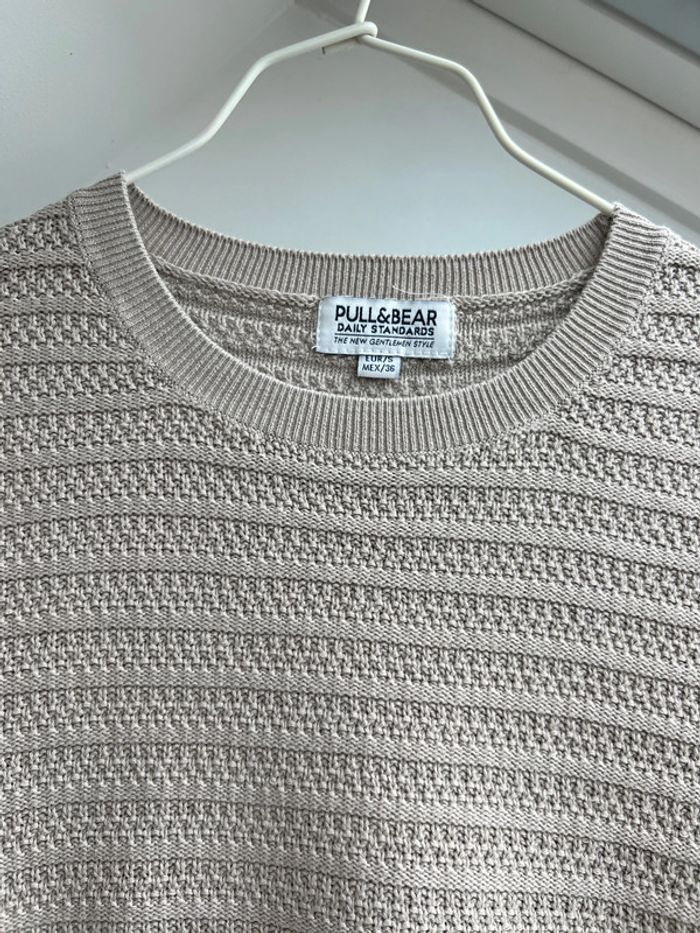 Pull beige Pull&Bear - photo numéro 4
