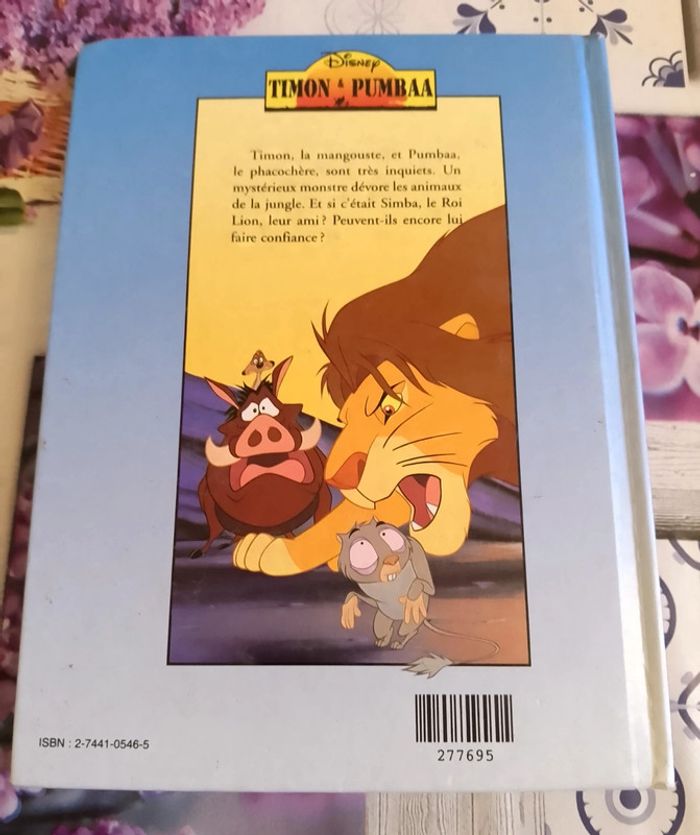Livre les aventures de Timon et Pumba. - photo numéro 4