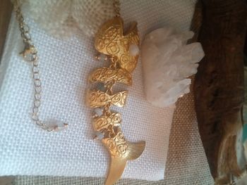 Collier bohème poisson avec pierres de lune et amazonite 🩵.