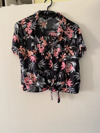 Blouse fleurie à nouer H&M Taille 38