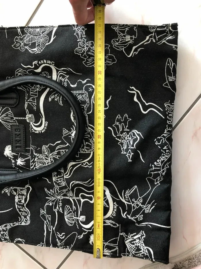 Sac cabas IKKS - noir - photo numéro 9