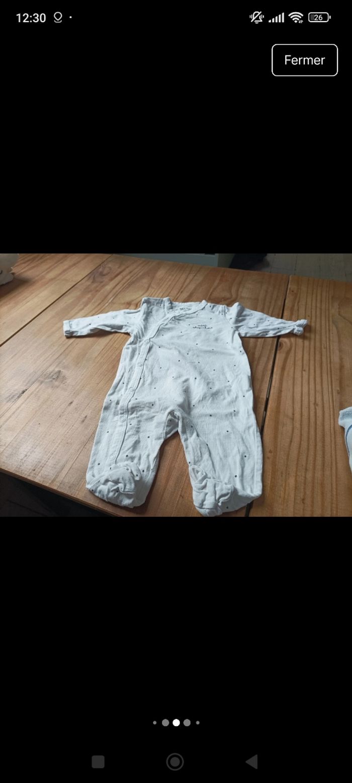 Lot de pyjama bébé fille taille 3 mois - photo numéro 7