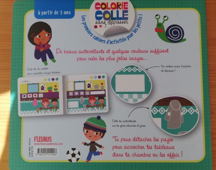 2 livres colorie colle sans dépasser - photo numéro 5